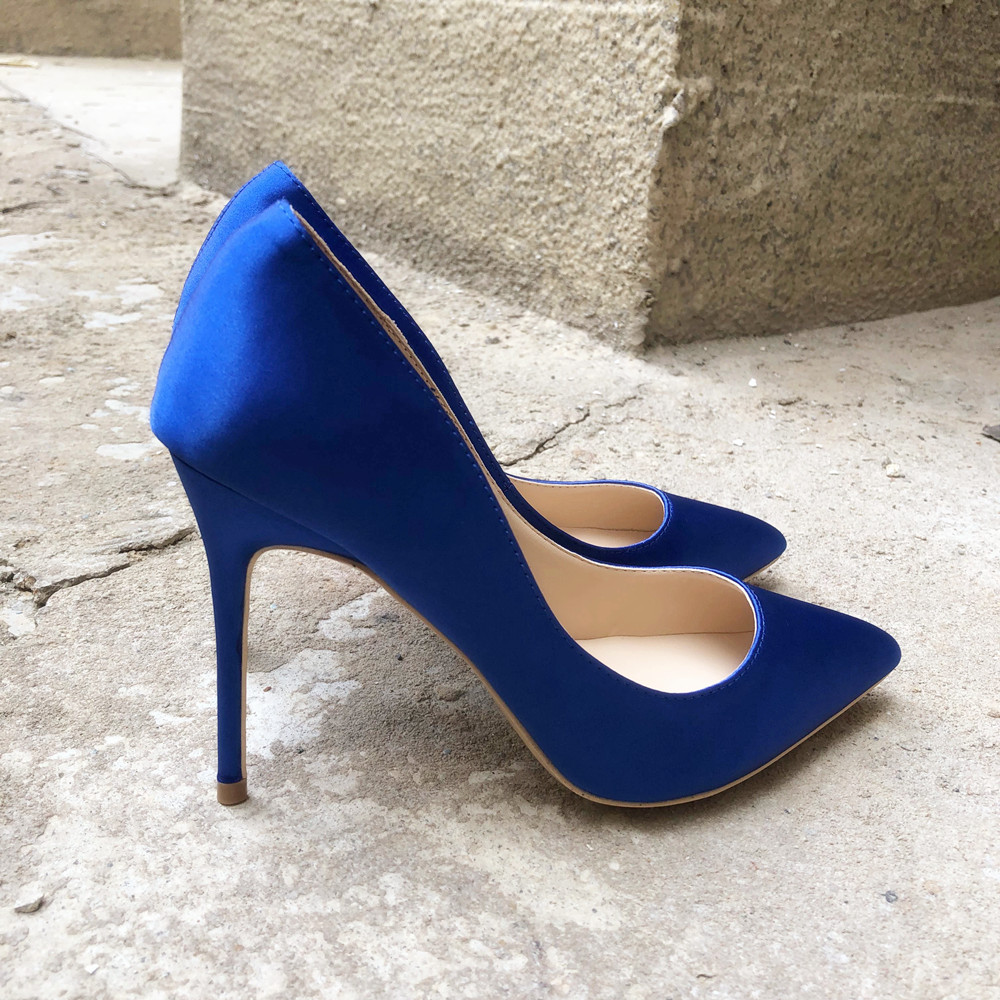 Veowalk Royal Blue Women Silk  - Slip Dress Satin ulasan dan harga