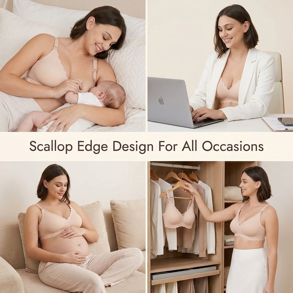3XL Plus Size Maternity Nursin - Nursing Bra Sleep ulasan dan harga
